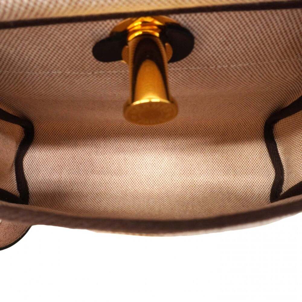 Hermes Shoulder Bag, Herbag Zip Mini, Toile H, Dark Brown, G Stamp, Women's - Picture 4 of 6